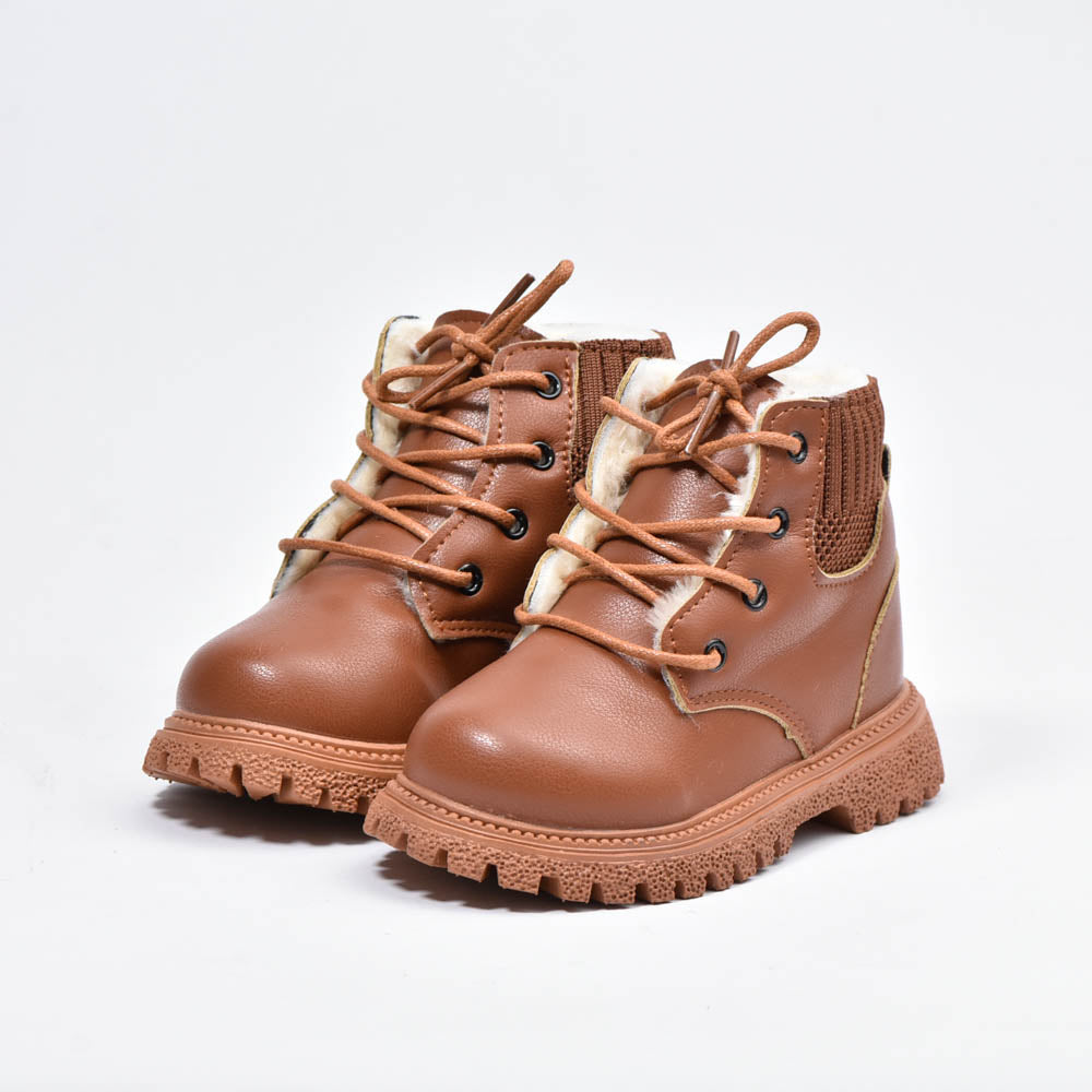 Bottes de neige Marron coordonnantes Enfants