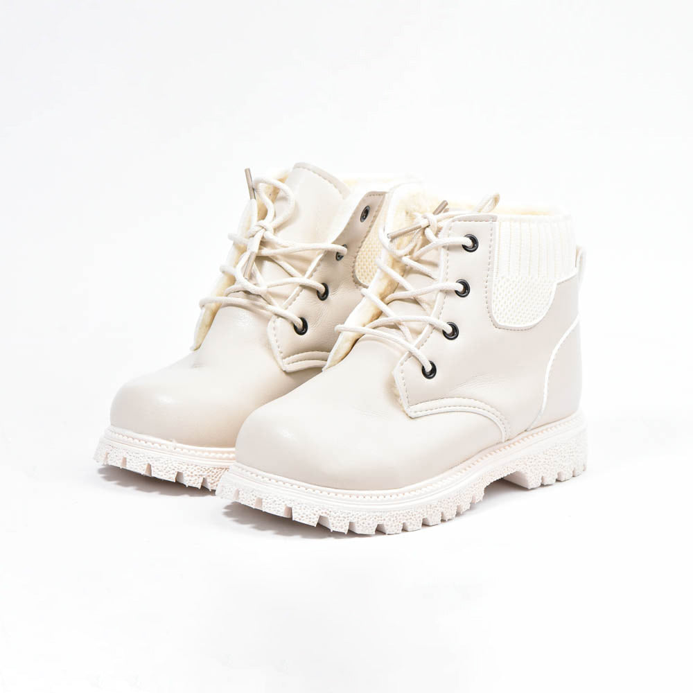 Bottes de neige Blanc-cassé coordonnantes Enfants